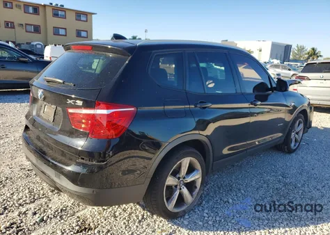 2017 BMW X3 Sdrive28I z USA, uszkodzony, nr VIN 5UXWZ7C31H0V88239